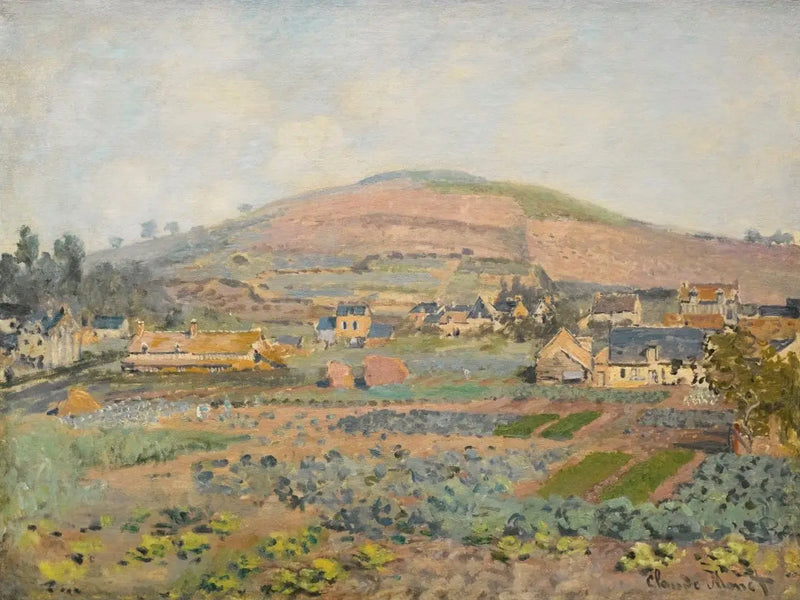 Le Mont Riboudet à Rouen au Printemps - Claude Monet