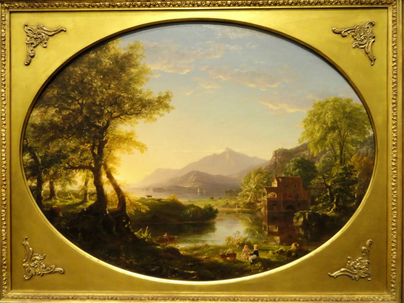Le Moulin, coucher de soleil - Thomas Cole