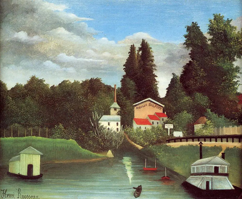 Le Moulin d'Alfort - Henri Rousseau