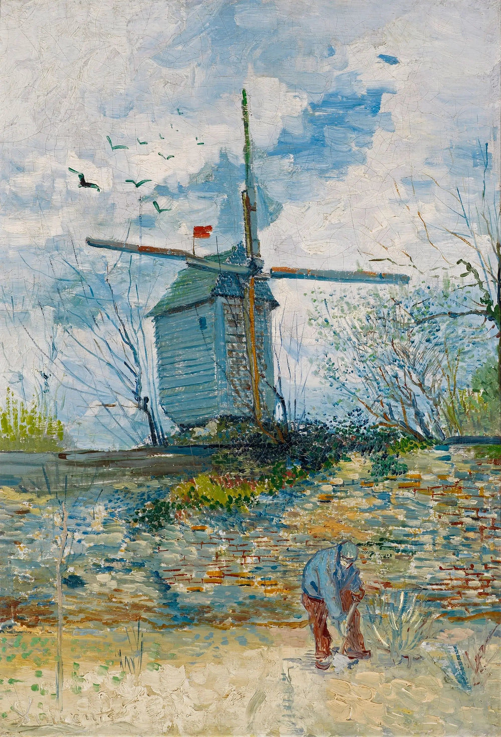 Le Moulin de la Galette - Vincent van Gogh image 1 reproduction de peinture à l’huile