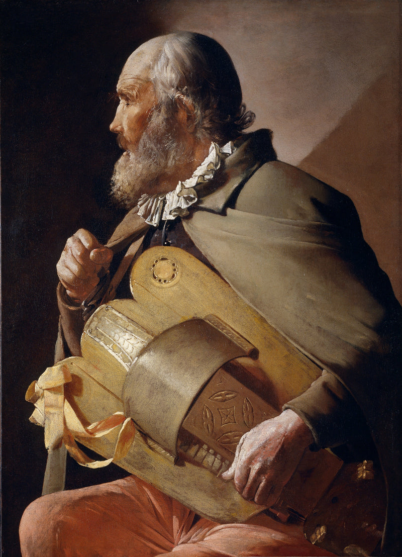 Le Musicien Aveugle. - Georges de La Tour