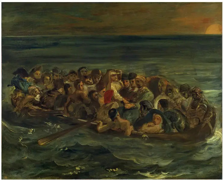 Le naufrage de Don Juan - Eugène Delacroix image 1 copie peinte à la main à l’huile