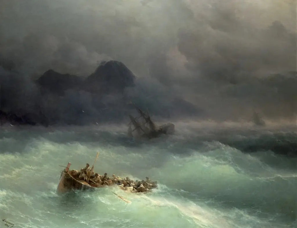 Le naufrage - Ivan Aïvazovski image 1 tableau peint à l’huile sur toile