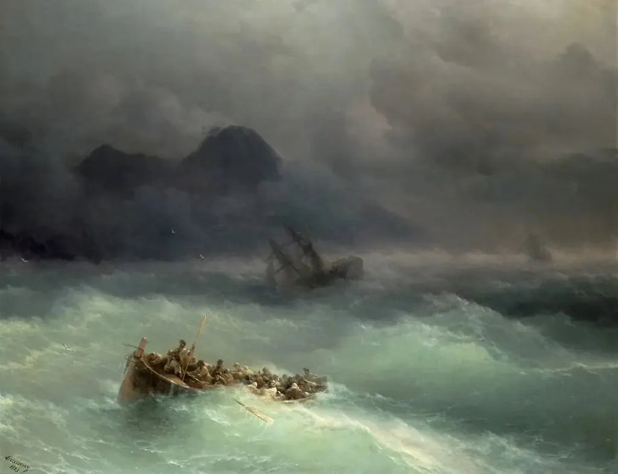 Le naufrage - Ivan Aïvazovski
