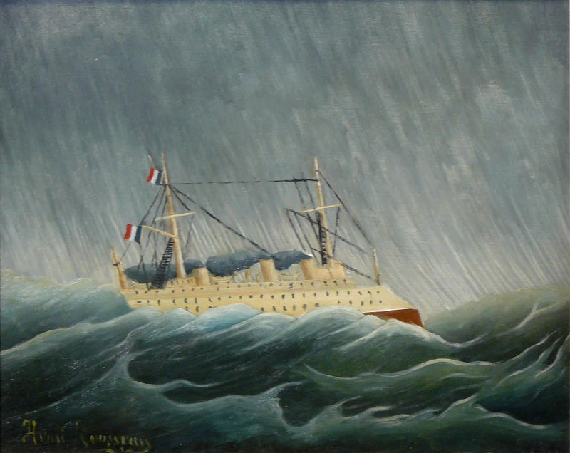 Le Navire dans la tempête - Henri Rousseau
