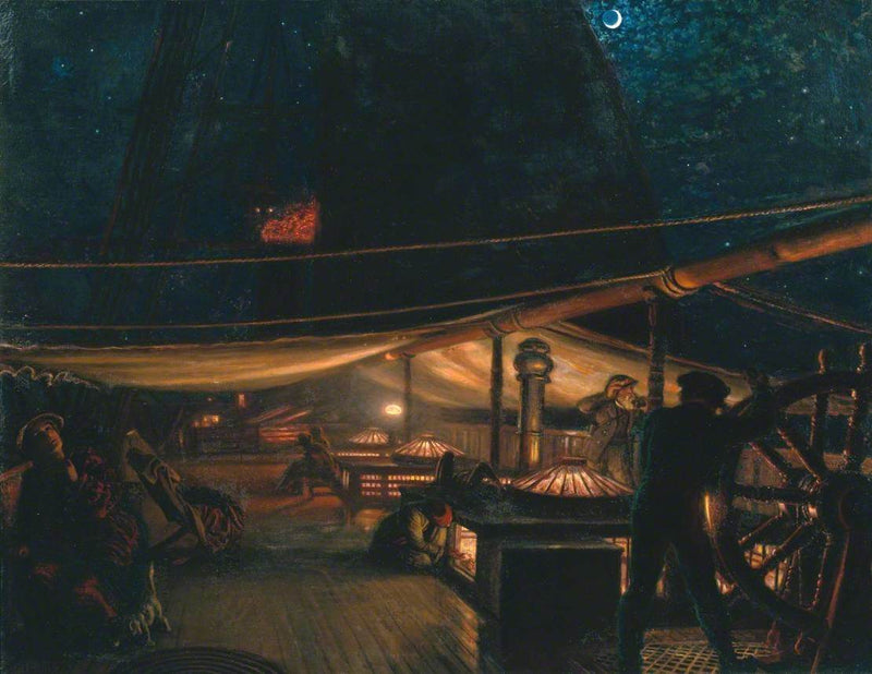 Le navire - William Holman Hunt
