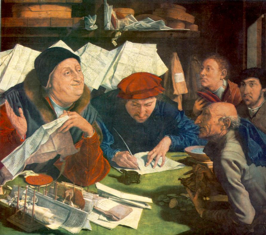 Le Notaire - Marinus van Reymerswale - Alpha Reproduction