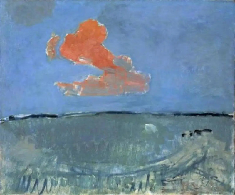 Le nuage rouge - Piet Mondrian