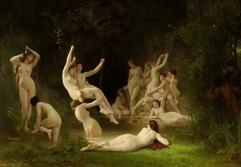 Le Nymphée - Bouguereau