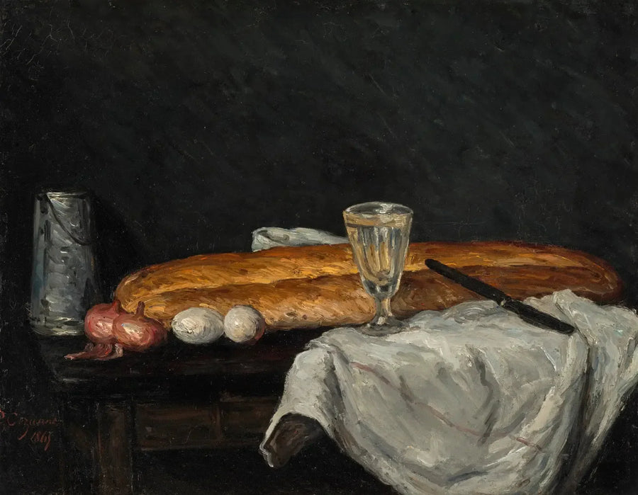 Le Pain et les Œufs - Paul Cézanne