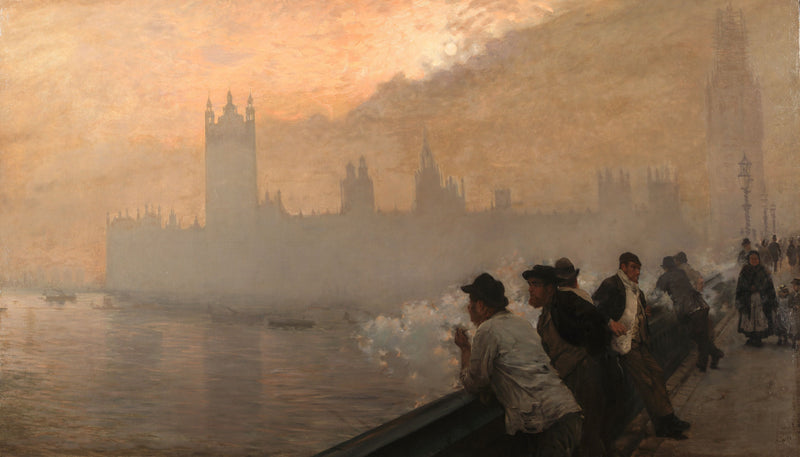Le palais de Westminster, Londres - Giuseppe De Nittis