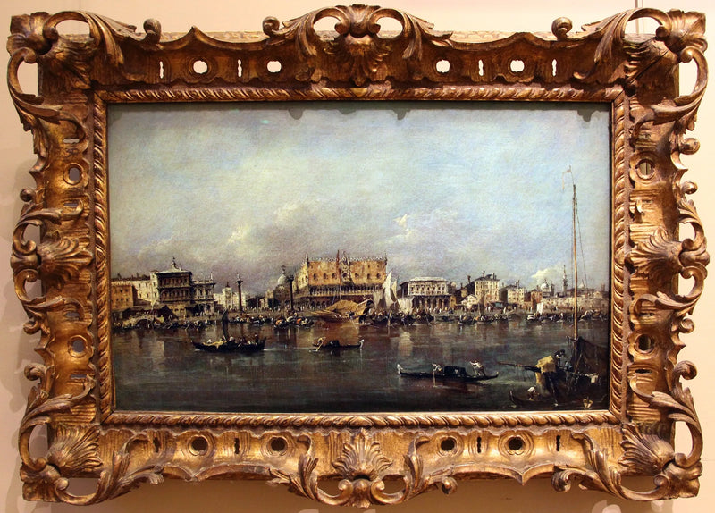 Le Palais des Doges de Venise vu du bassin de San Marco - Francesco Guardi