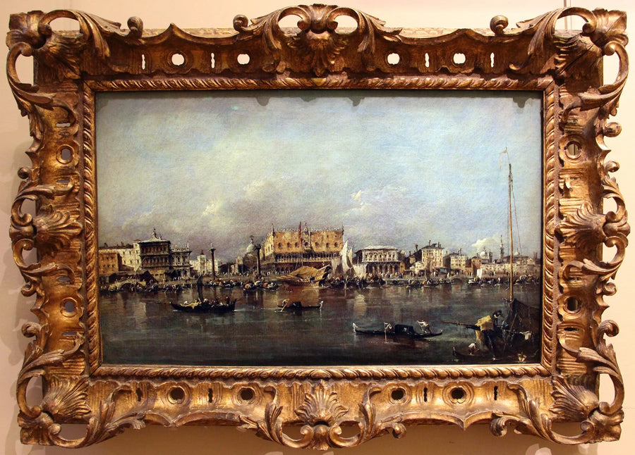 Le Palais des Doges de Venise vu du bassin de San Marco - Francesco Guardi