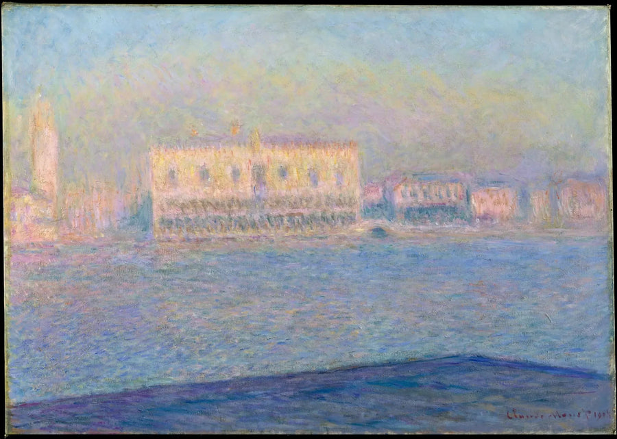 Le palais du doge vu de San Giorgio Maggiore - Claude Monet