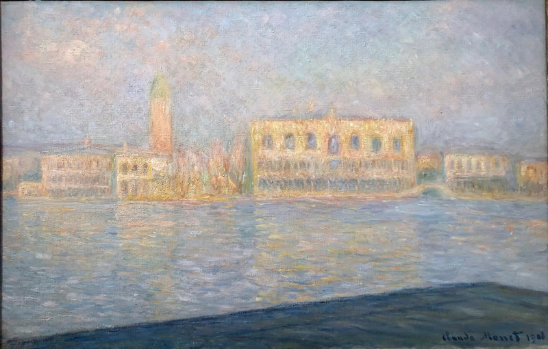 Le Palais Ducal vu de Saint-Georges Majeur - Claude Monet