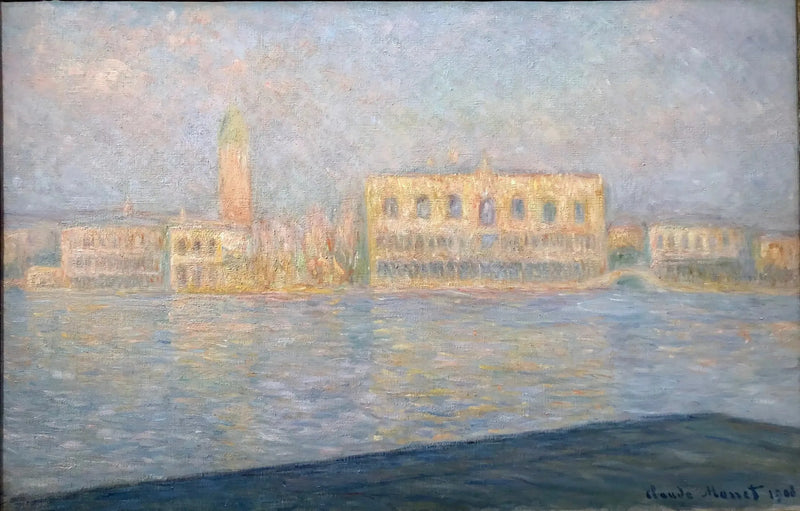 Le Palais Ducal vu de Saint-Georges Majeur - Claude Monet