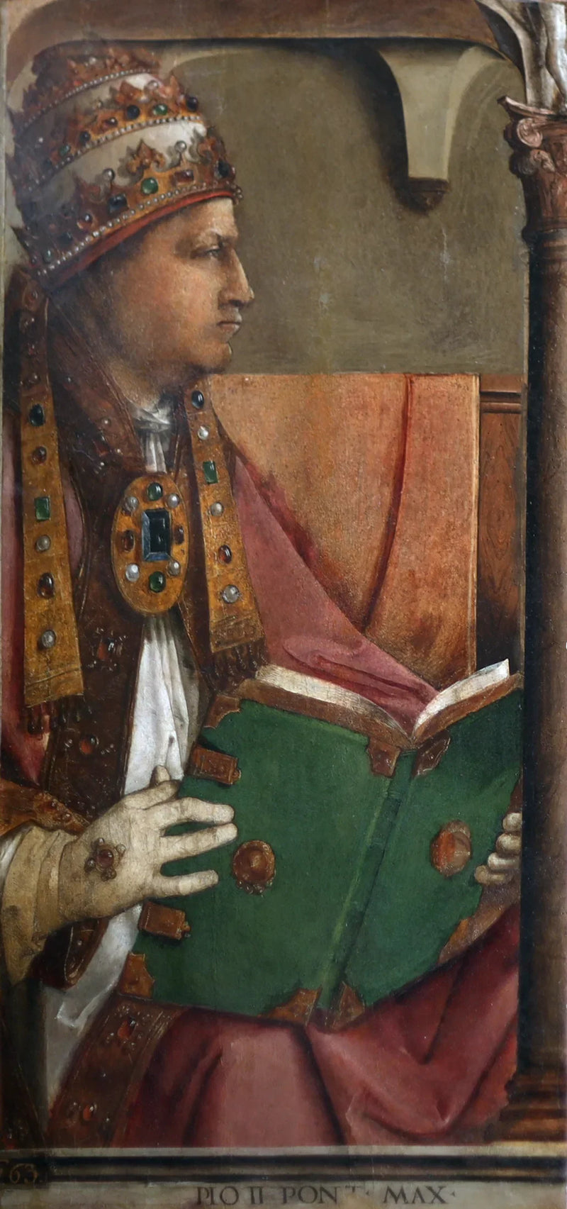 Le pape Pie II - Pedro Berruguete