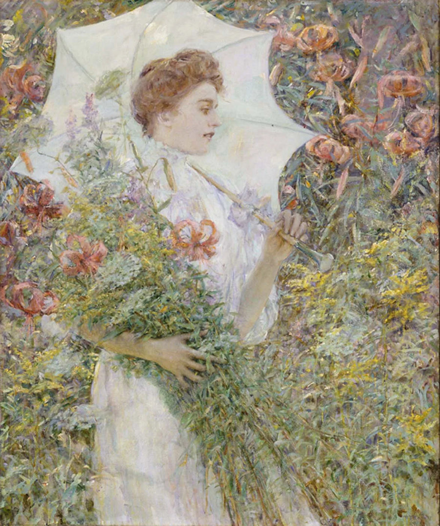 Le parasol blanc - Robert Lewis Reid