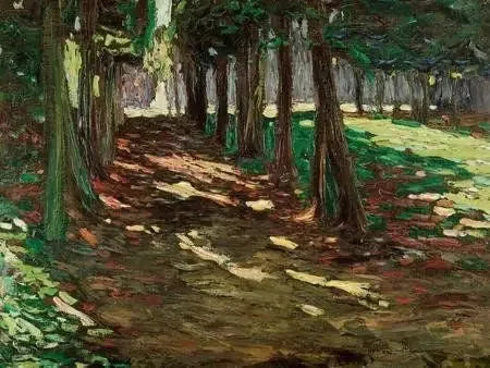Le Parc de Saint-Cloud, allée ombragée - Vassily Kandinsky