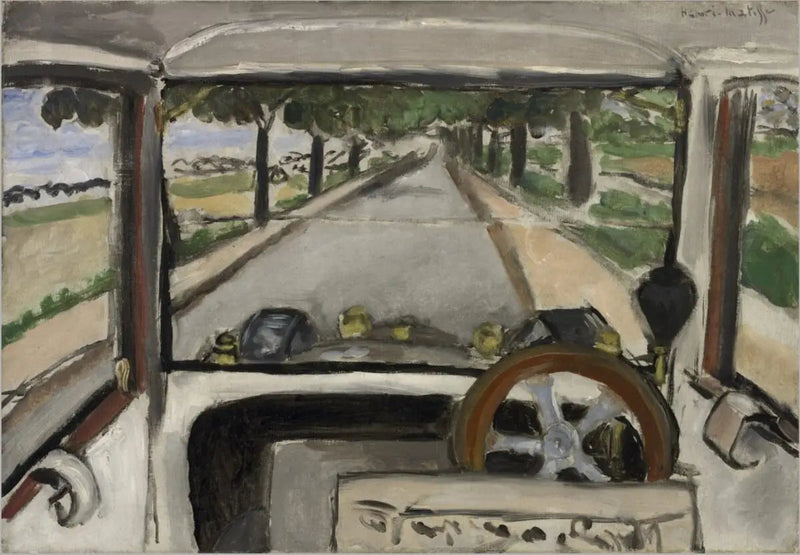 Le Pare-brise, sur la route de Villacoublay - Henri Matisse