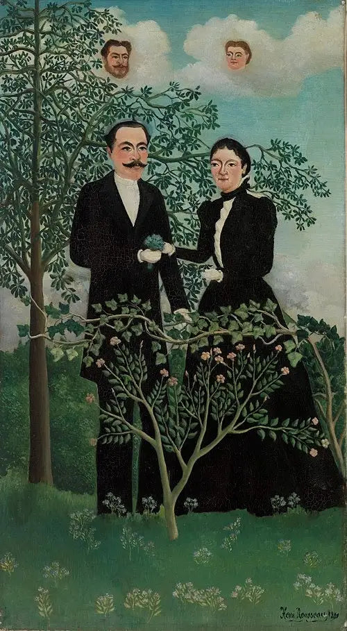 Le Passé et le Présent - Henri Rousseau