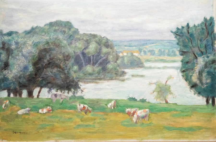 Le pâturage, bord de Seine - Pierre Bonnard