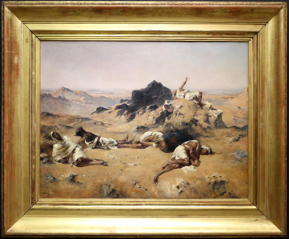 Le Pays de la Soif - Eugène Fromentin image 1 reproduction artisanale de tableau