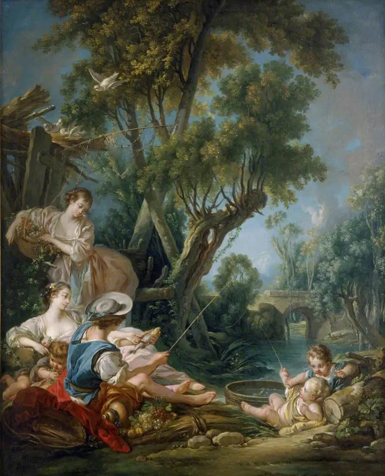 Le pêcheur - François Boucher - Alpha Reproduction