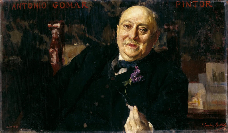 Le peintre Antonio Gomar y Gomar - Joaquín Sorolla