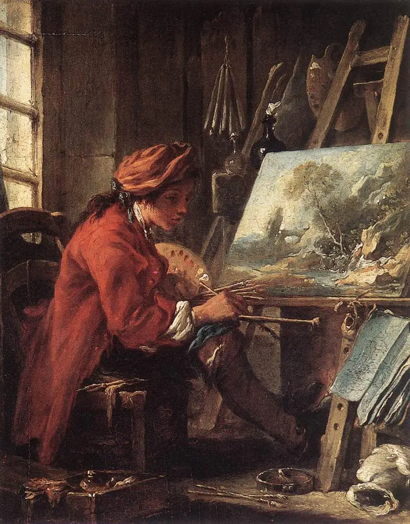 Le Peintre dans son atelier - François Boucher