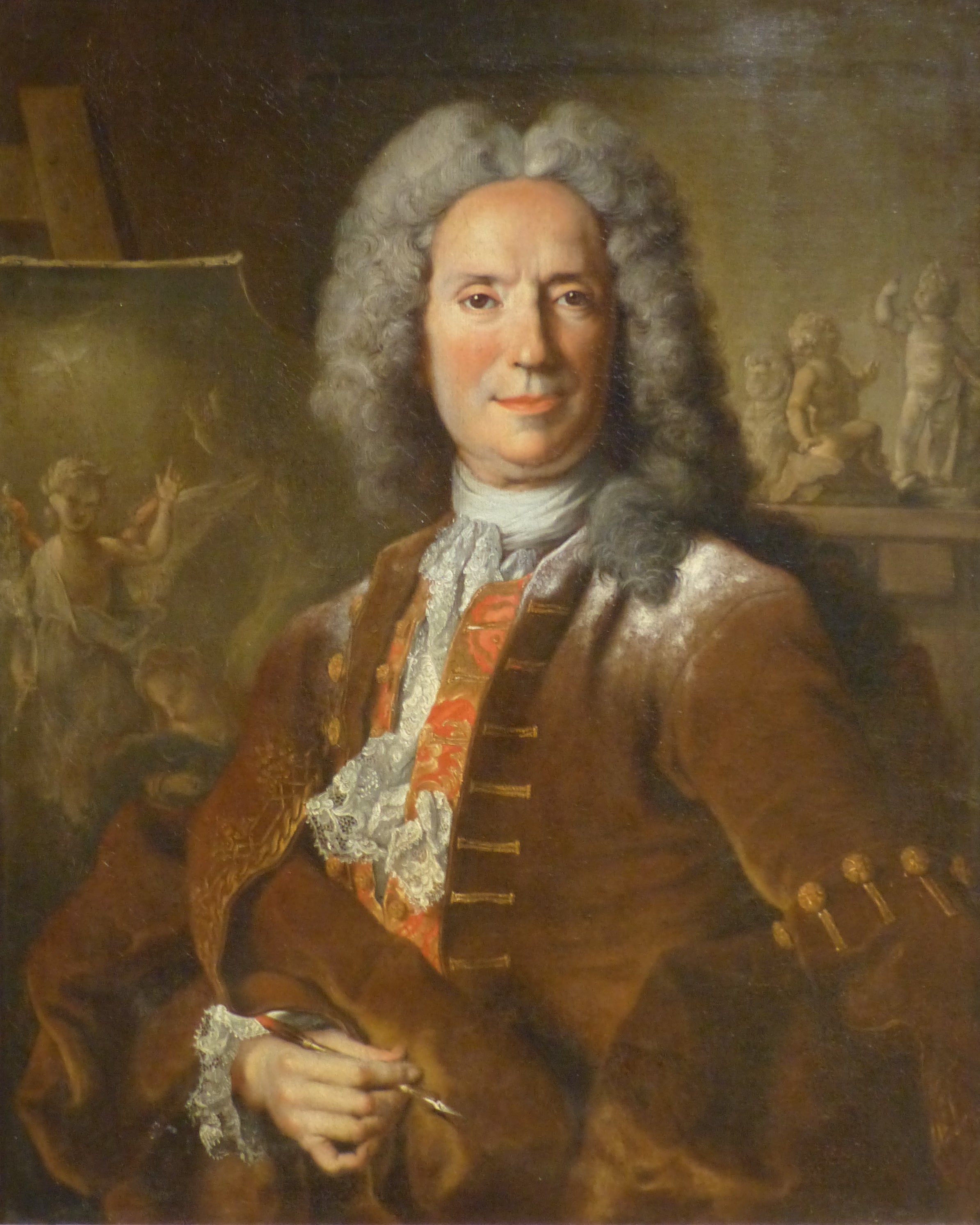 Le peintre Pierre Parrocel - Nicolas de Largillière image 1 tableau peint à l’huile sur toile