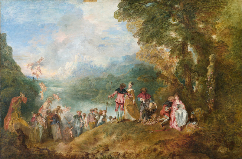 Le Pèlerinage à l'île de Cythère - Antoine Watteau
