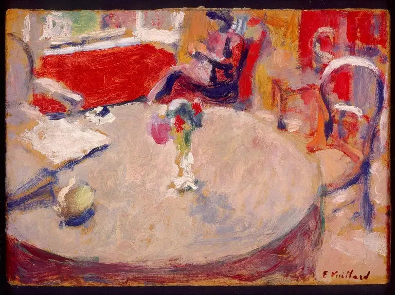 Le petit bouquet sur la table - Édouard Vuillard