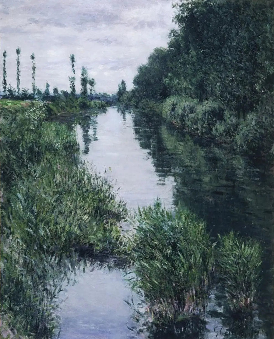 Le petit bras de la Seine à Argenteuil - Gustave Caillebotte