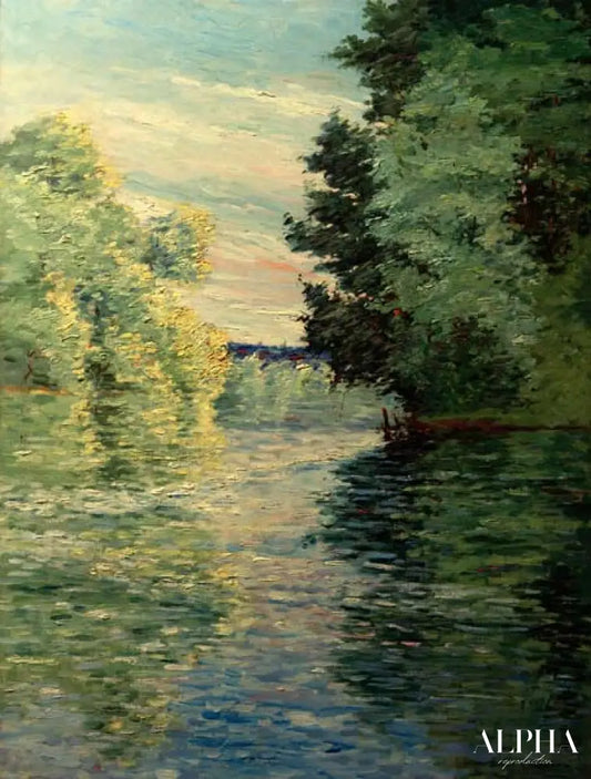 Le petit bras de la Seine près d’Argenteuil de Caillebotte - Reproductions de tableaux et peintures haut de gamme