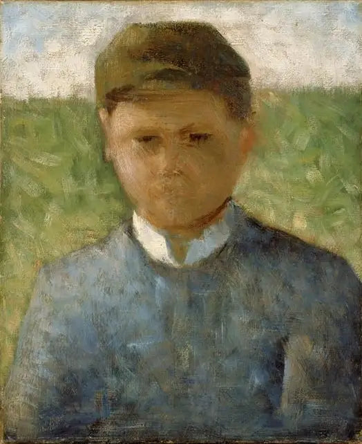 Le Petit paysan en bleu - Georges Seurat