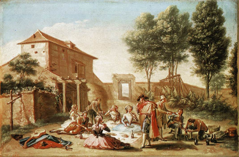 Le pique-nique à la campagne - Francisco Bayeu - Alpha Reproduction