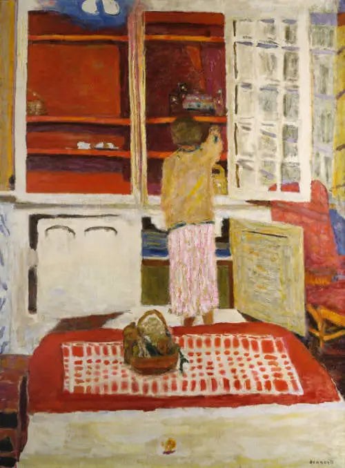 Le placard blanc - Pierre Bonnard