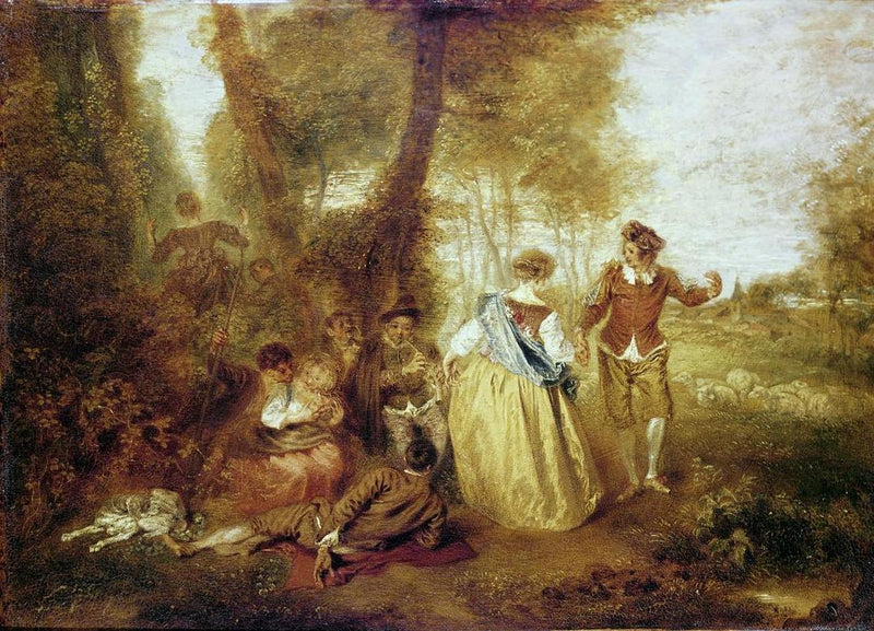 Le Plaisir pastoral - Antoine Watteau