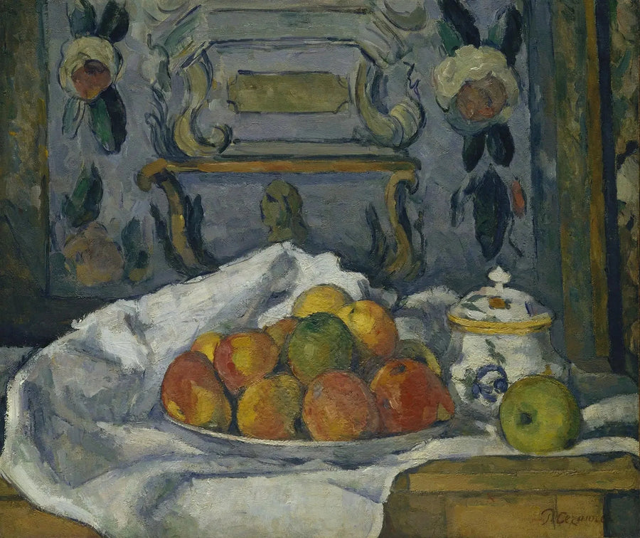 Le Plat de pommes - Paul Cézanne