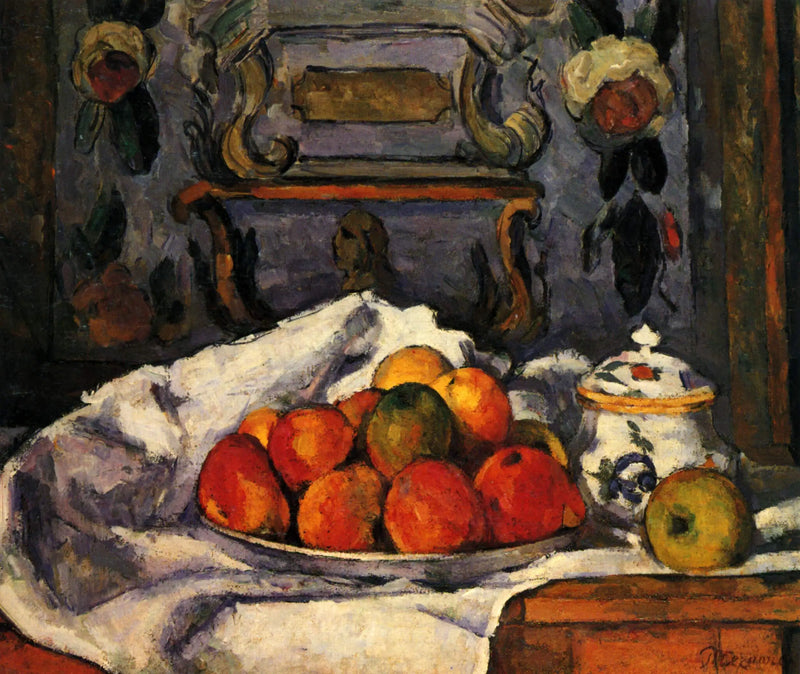 Le Plat de pommes - Paul Cézanne