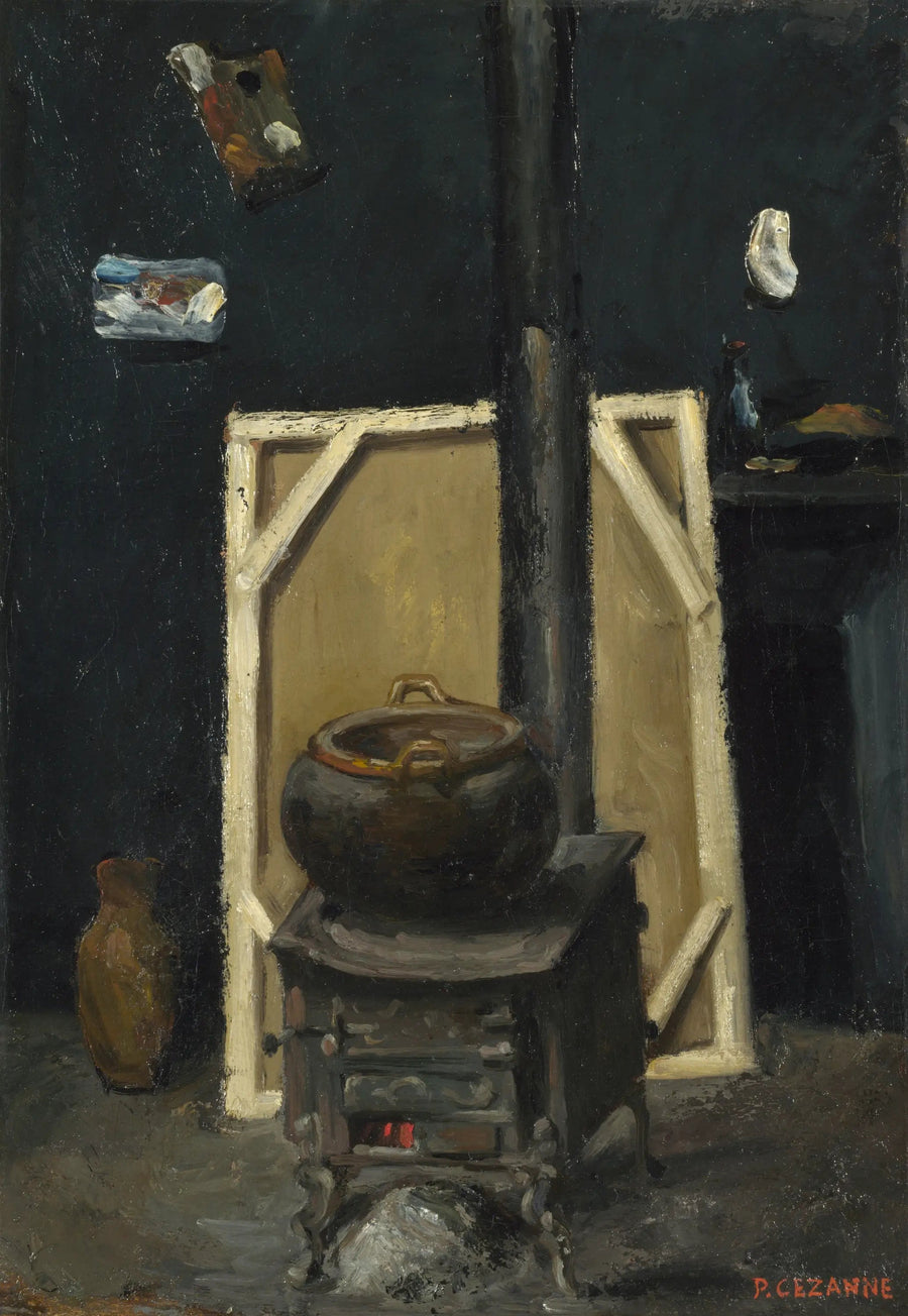 Le Poêle de l'atelier - Paul Cézanne