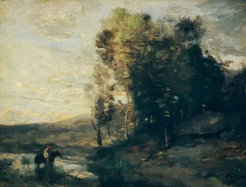 Le point d'eau - Jean-Baptiste Camille Corot