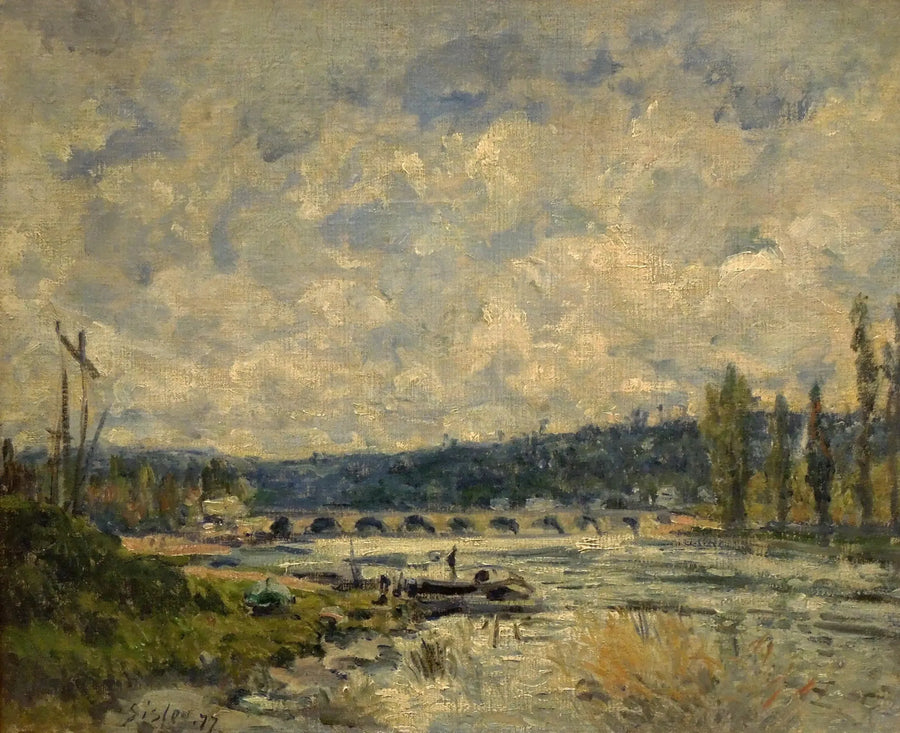 Le Pont à Sèvres - Alfred Sisley