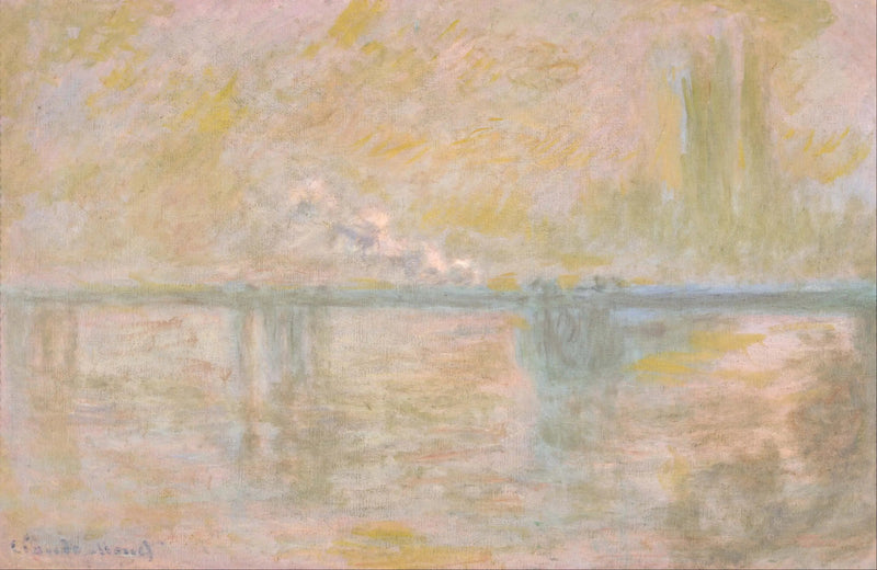Le pont Charing-Cross à Londres - Claude Monet