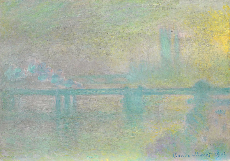 Le pont Charing Cross, Londres - Claude Monet