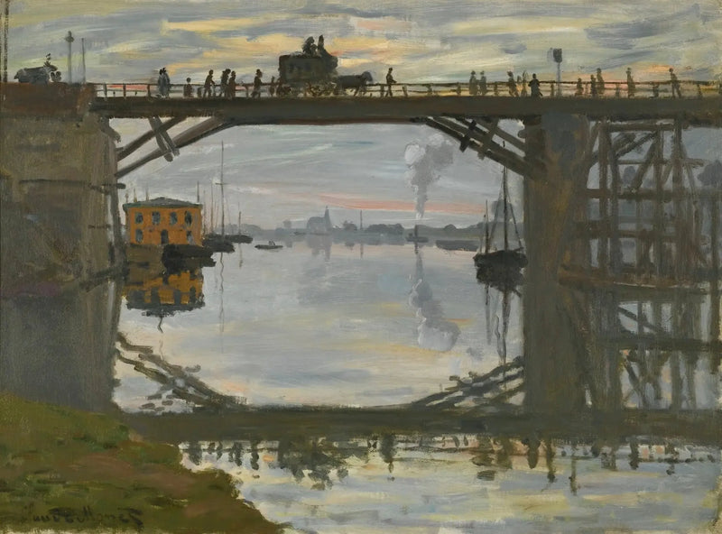 Le Pont de bois - Claude Monet