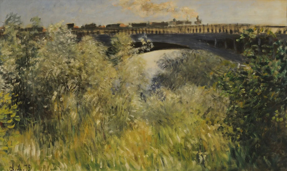 Le Pont de Chatou - Claude Monet image 1 tableau peint à l’huile sur toile