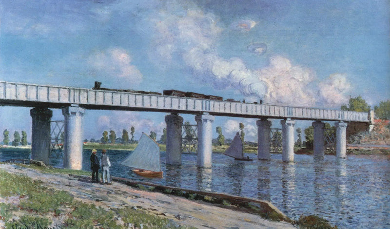 Le pont de chemin de fer à Argenteuil - Claude Monet