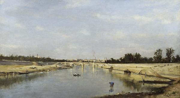 Le pont de l'Alma près de Paris - Stanislas Lépine